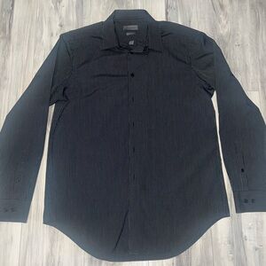 Calvin Klein Men's Black Striped Shirt